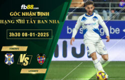 Fb88 soi kèo trận đấu Tenerife vs Levante