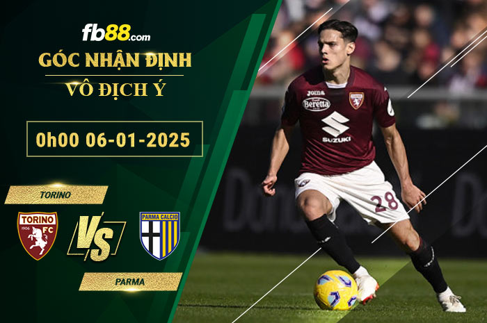 Fb88 soi kèo trận đấu Torino vs Parma