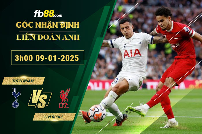 Fb88 soi kèo trận đấu Tottenham vs Liverpool