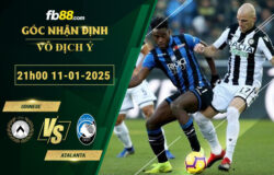 Fb88 soi kèo trận đấu Udinese vs Atalanta