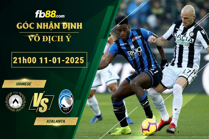 Fb88 soi kèo trận đấu Udinese vs Atalanta