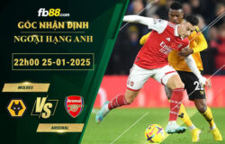 Fb88 soi kèo trận đấu Wolves vs Arsenal