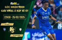 fb88-soi kèo Al Hilal vs Al Kholood