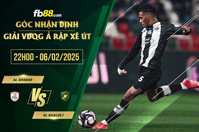 fb88-soi kèo Al Shabab vs Al Khaleej