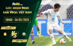 fb88-soi kèo Nam Định vs Bình Định