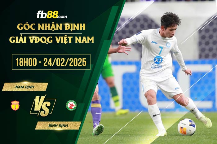 fb88-soi kèo Nam Định vs Bình Định