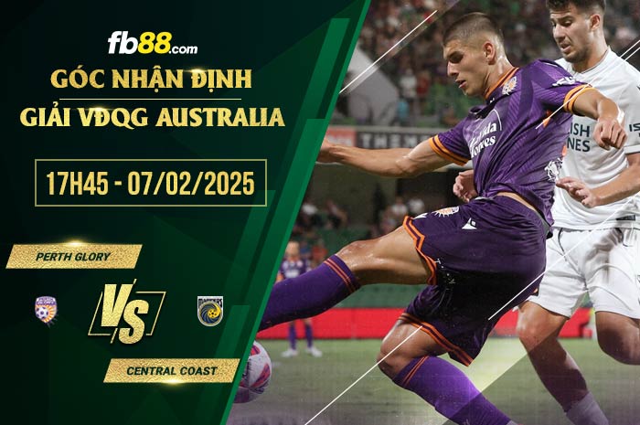 fb88-soi kèo Perth Glory vs Central Coast