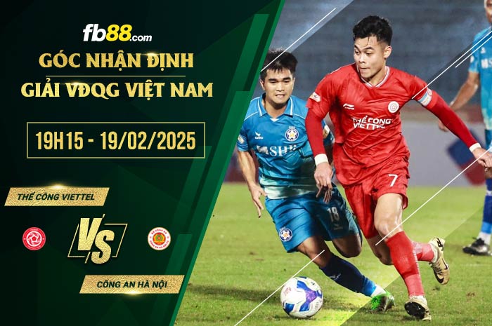 fb88-soi kèo Thể Công Viettel vs Công an Hà Nội