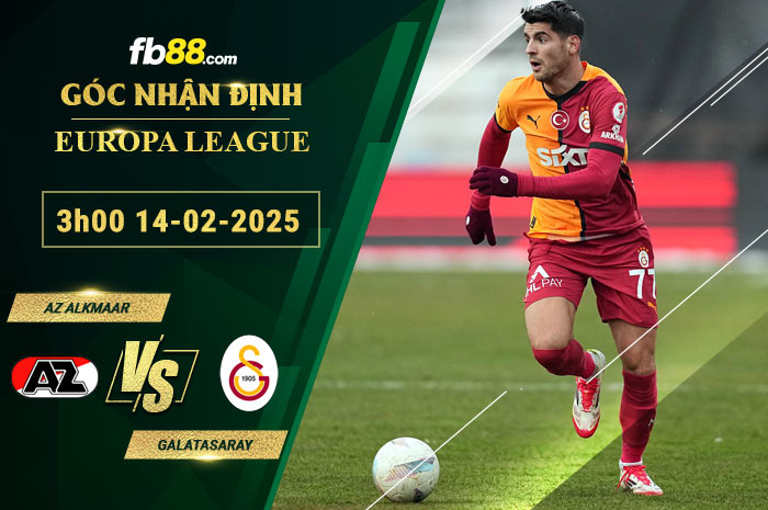 Fb88 bảng kèo trận đấu AZ Alkmaar vs Galatasaray