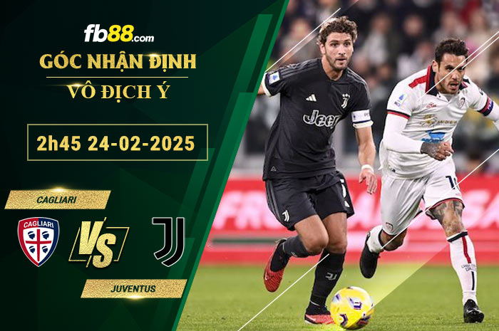 Fb88 soi kèo trận đấu Cagliari vs Juventus