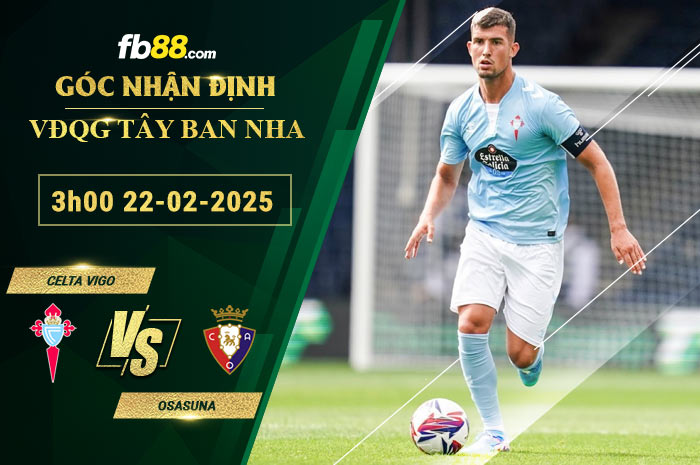 Fb88 soi kèo trận đấu Celta Vigo vs Osasuna