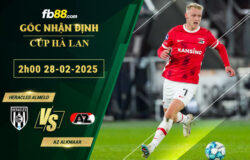 Fb88 soi kèo trận đấu Heracles Almelo vs AZ Alkmaar