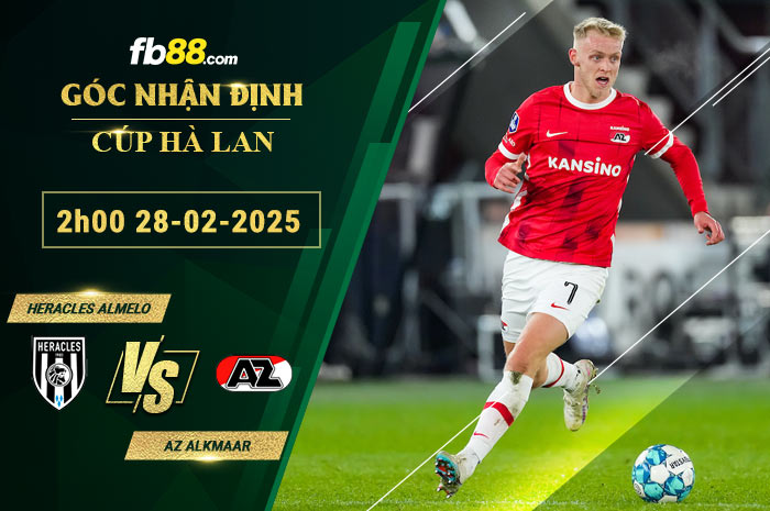 Fb88 soi kèo trận đấu Heracles Almelo vs AZ Alkmaar