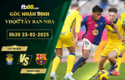 Fb88 soi kèo trận đấu Las Palmas vs Barcelona