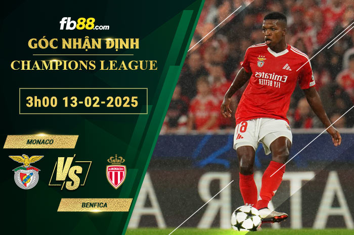 Fb88 soi kèo trận đấu Monaco vs Benfica