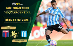 Fb88 soi kèo trận đấu Tigre vs Racing Club