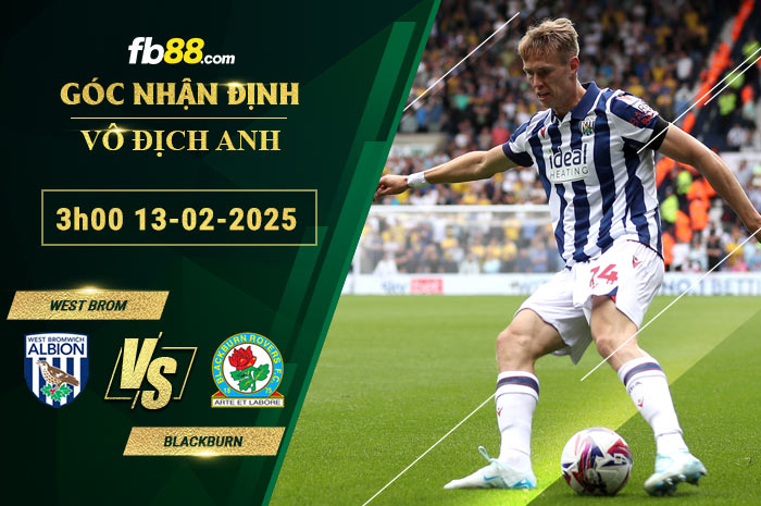 Fb88 soi kèo trận đấu West Brom vs Blackburn