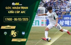 fb88-soi kèo Jeonbuk vs Sydney