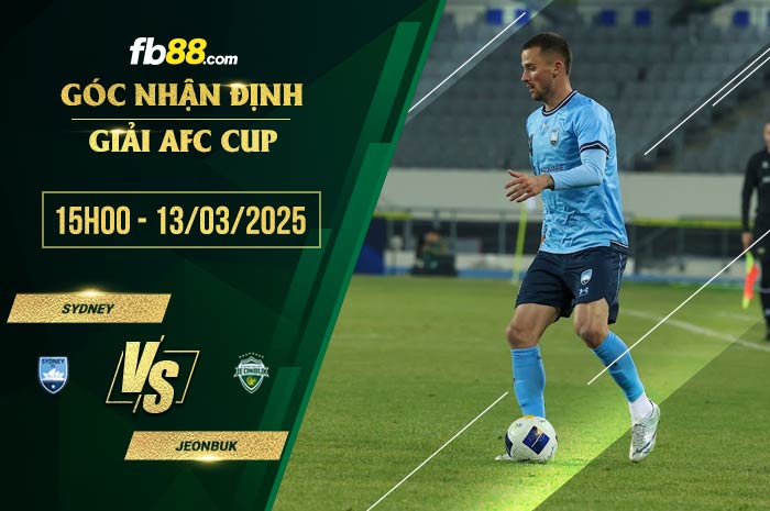 fb88-soi kèo Sydney vs Jeonbuk