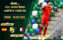 fb88-soi kèo U19 Tây Ban Nha vs U19 Pháp