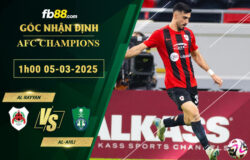 Fb88 soi kèo trận đấu Al Rayyan vs Al-Ahli