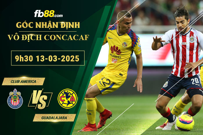 Fb88 soi kèo trận đấu Club America vs Guadalajara