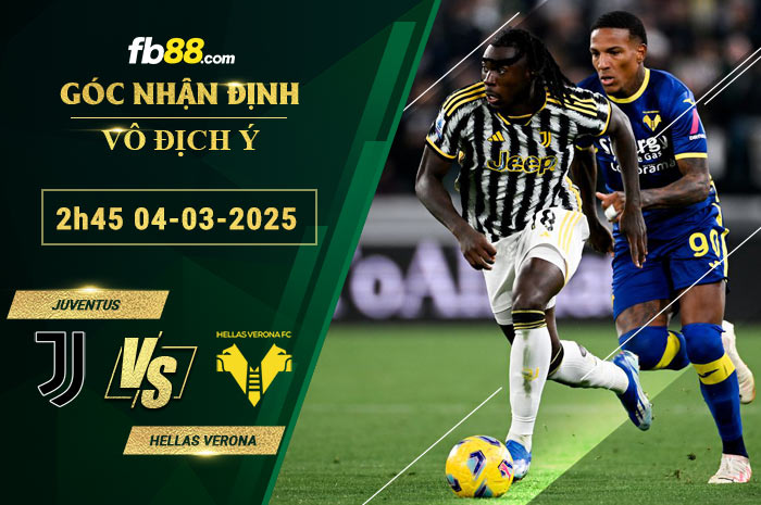 Fb88 soi kèo trận đấu Juventus vs Hellas Verona