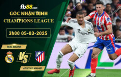 Fb88 soi kèo trận đấu Real Madrid vs Atletico Madrid