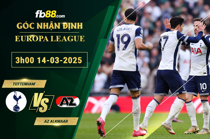 fb88-soi-keo-tran-dau-Tottenham-vs-AZ-Alkmaar-14-03-2025