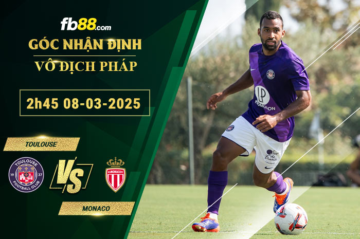 Fb88 soi kèo trận đấu Toulouse vs Monaco