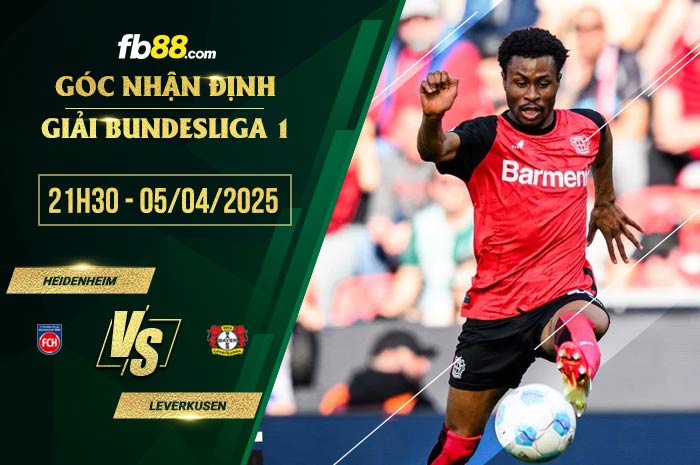 fb88-soi kèo Heidenheim vs Leverkusen