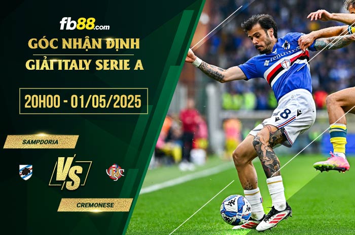 fb88-soi kèo Sampdoria vs Cremonese