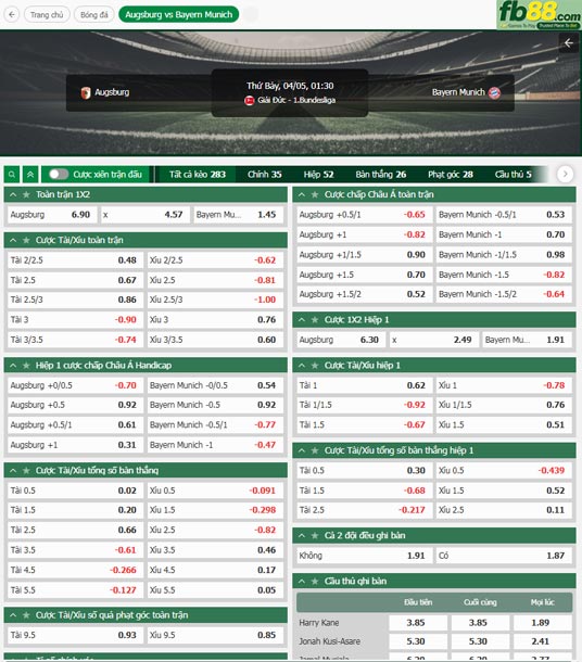 fb88-bang-keo-tran-dau-Augsburg-vs-Bayern-Munich-05-04-2025