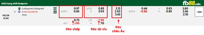 fb88-bảng kèo trận đấu Ludogorets vs Arda Kardzhali