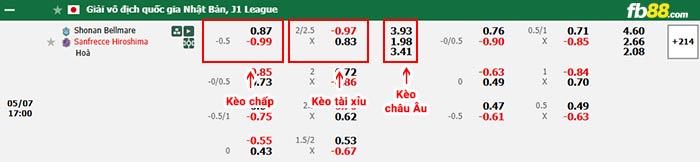 fb88-bảng kèo trận đấu Shonan Bellmare vs Sanfrecce Hiroshima
