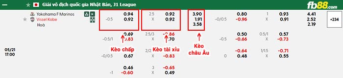fb88-bảng kèo trận đấu Yokohama F. Marinos vs Vissel Kobe