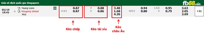 fb88-bảng kèo trận đấu Young Lions vs Hougang