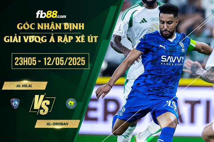 fb8-soi kèo Al Hilal vs Al-Orobah