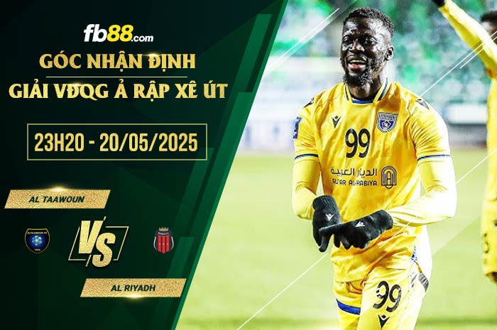 fb88-soi kèo Al Taawoun vs Al Riyadh