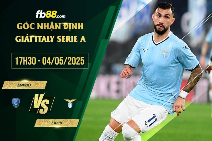 fb88-soi kèo Empoli vs Lazio
