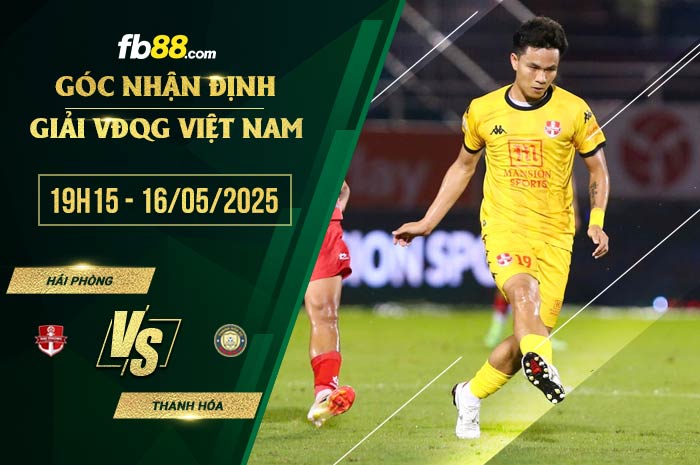 fb88-soi kèo Hải Phòng vs Thanh Hóa
