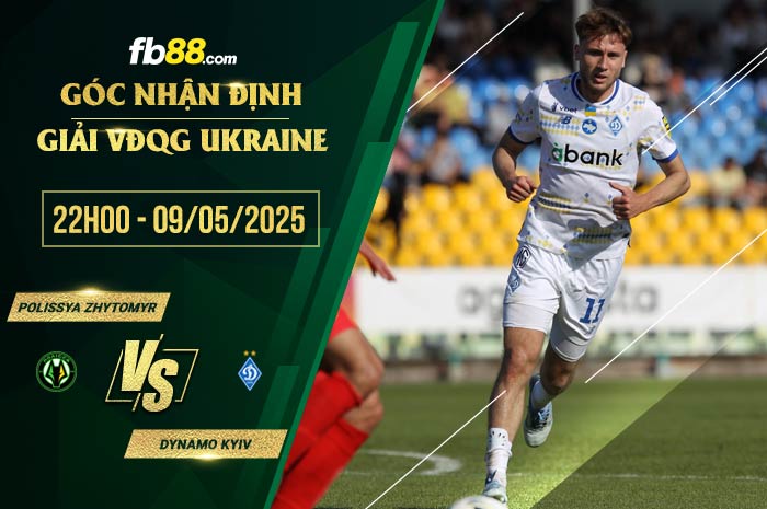 fb88-soi kèo Polissya Zhytomyr vs Dynamo Kyiv