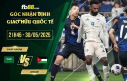 fb88-soi kèo Saudi Arabia vs Jordan