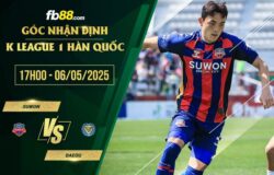 fb88-soi kèo Suwon vs Daegu