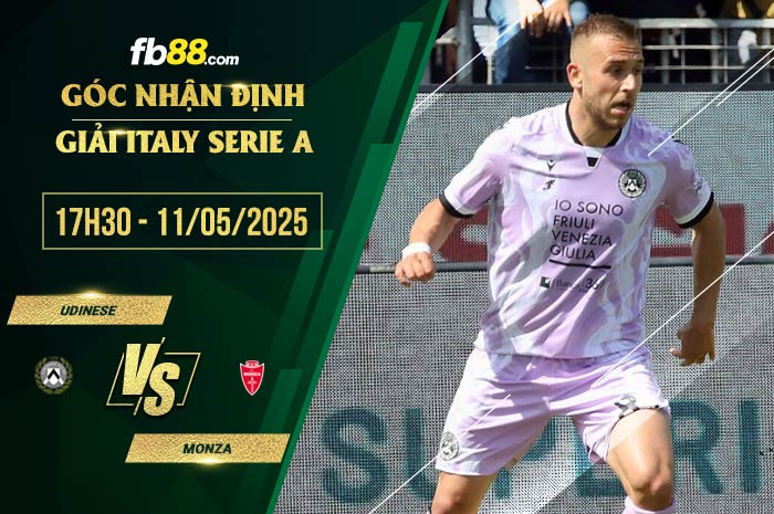 fb88-soi kèo Udinese vs Monza