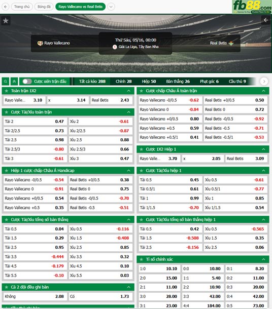 fb88-ty-le-tran-dau-Vallecano-vs-Real-Betis-16-05-2025