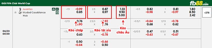 fb88-bảng kèo trận đấu Juventus vs Wydad Casablanca