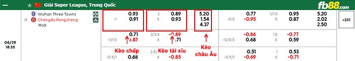 fb88-bảng kèo trận đấu Wuhan Three Towns vs Chengdu Rongcheng