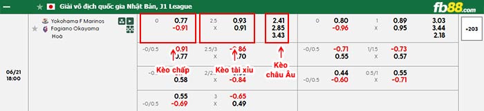 fb88-bảng kèo trận đấu Yokohama Marinos vs Okayama