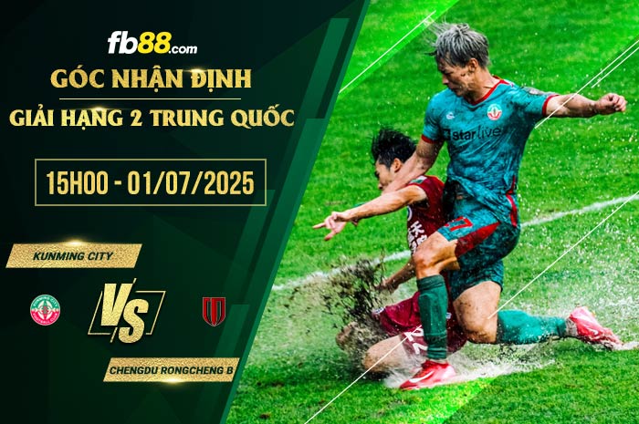 fb88-soi kèo Kunming City vs Chengdu Rongcheng B